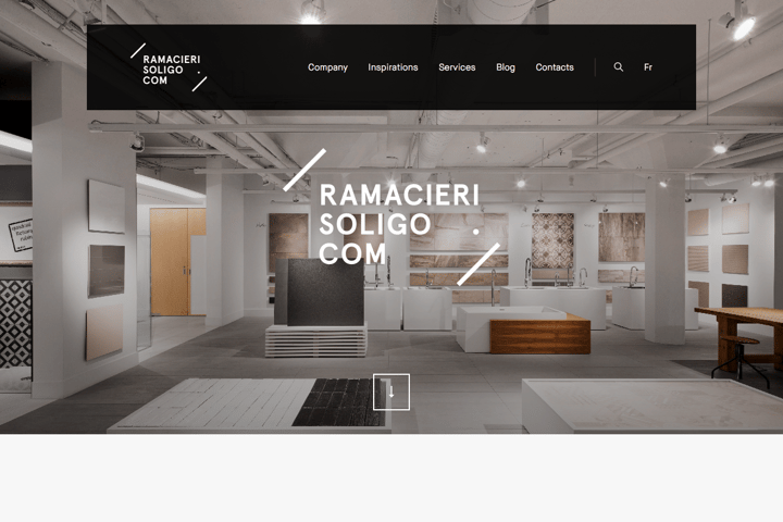 Ramacieri Soligo website preview